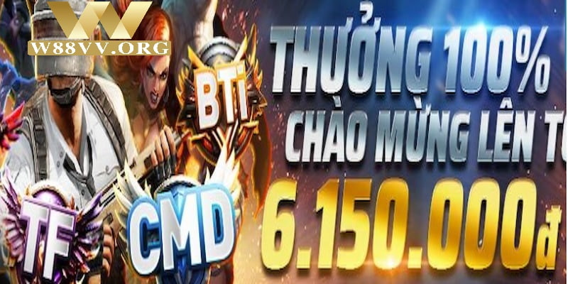 Người chơi mới có cơ hội nhận lên đến 6.150.00 đồng tại Esports W88